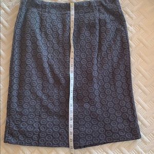 Gray Pattered skirt